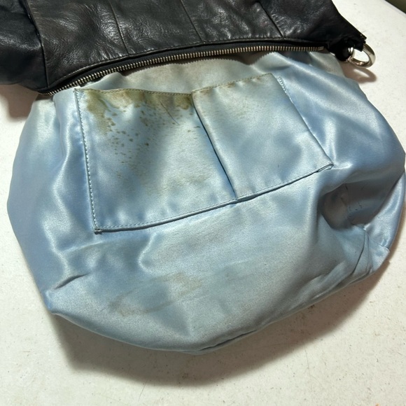 COACH Kristin Large Soft Black Leather Hobo Shoulder Bag READ GUC - Picture 5 of 12